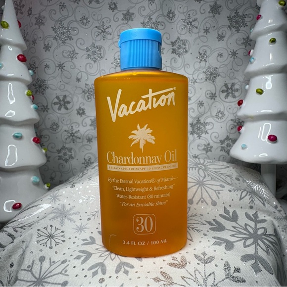 Vacation Tanning Bundle Chardonnay Oil Bronzing Lotion & Baby Oil Christmas - Picture 5 of 12